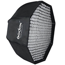 Студийный зонтик софтбокс Godox Umbrella Softbox with grid,with Bowens Adpater 80cm (SB-GUE80)