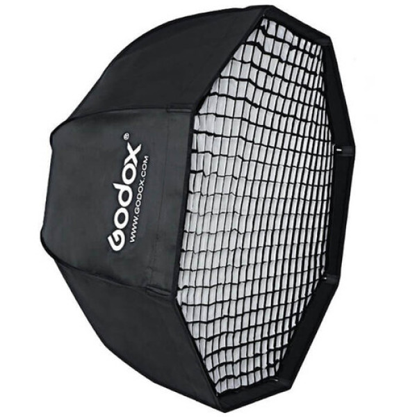 Студийный зонтик софтбокс Godox Umbrella Softbox with grid,with Bowens Adpater 80cm (SB-GUE80)