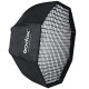Студійна парасоля софтбокс Godox Umbrella Softbox with grid,with Bowens Adpater 80cm (SB-GUE80)