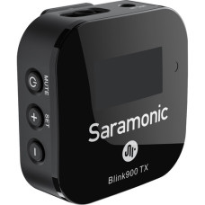 Беспроводная всенаправленная петличная микрофонная система Saramonic Blink 900 B2 для двух человек с креплением на цифровую камеру (2,4 ГГц, черный)
