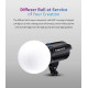 Дифузор шар Tolifo globe diffuser 300mm Bowens