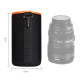 Чехол для объектива AccPro CA-1791E-L black/orange