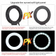 Кільцеве світло Puluz PU505B Ring Light 12см (5W)