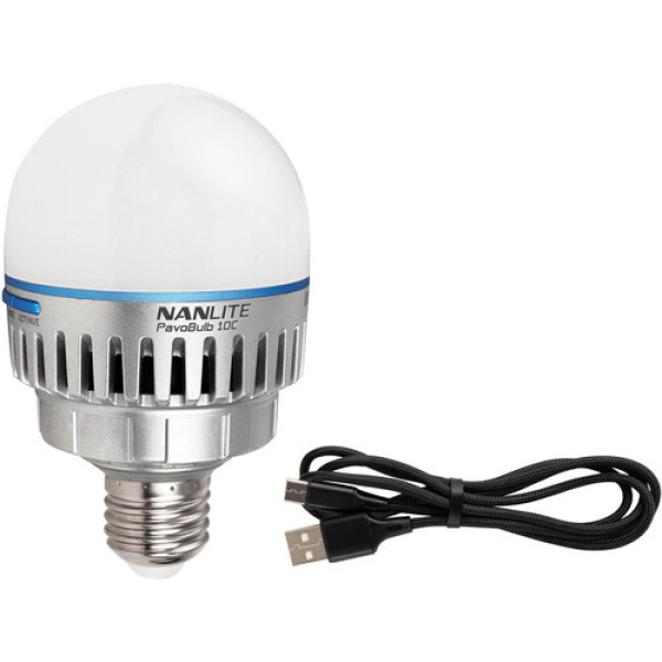 Двухцветная светодиодная лампа Nanlite PavoBulb 10C RGBWW (комплект из 4 ламп)