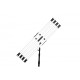 Держатель трубки T12 holder for 4 tubes Ball Head Yoke with Gooseneck