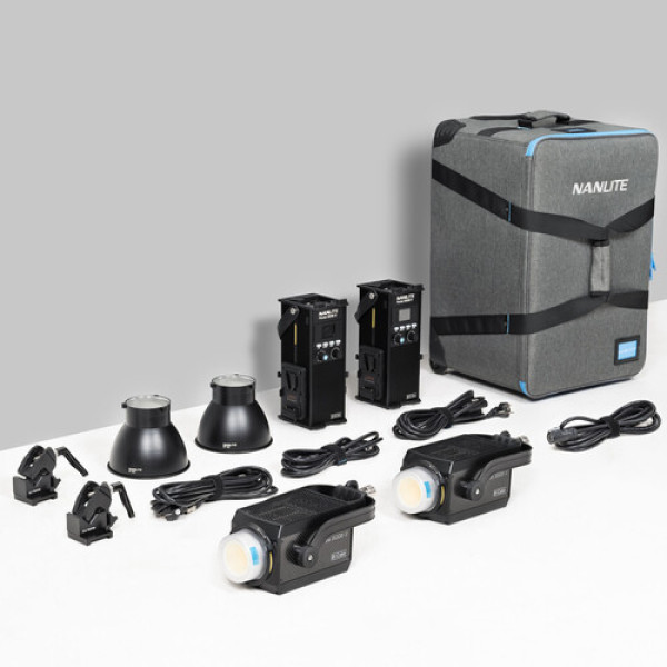 Комплект из 2 моноблоков Nanlite Forza 500B II Bi-Color (Travel Kit)