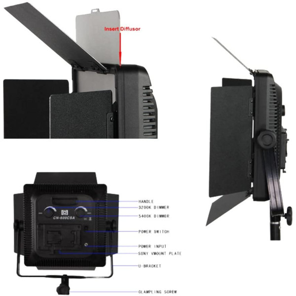 Светодиодная панель CN-600CSA 3 Kit