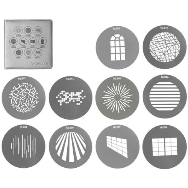 Набор GOBO Size B Set 1 (10шт в наборе) (AS-GB-B-SET1)