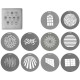 Набор GOBO Size B Set 1 (10шт в наборе) (AS-GB-B-SET1)