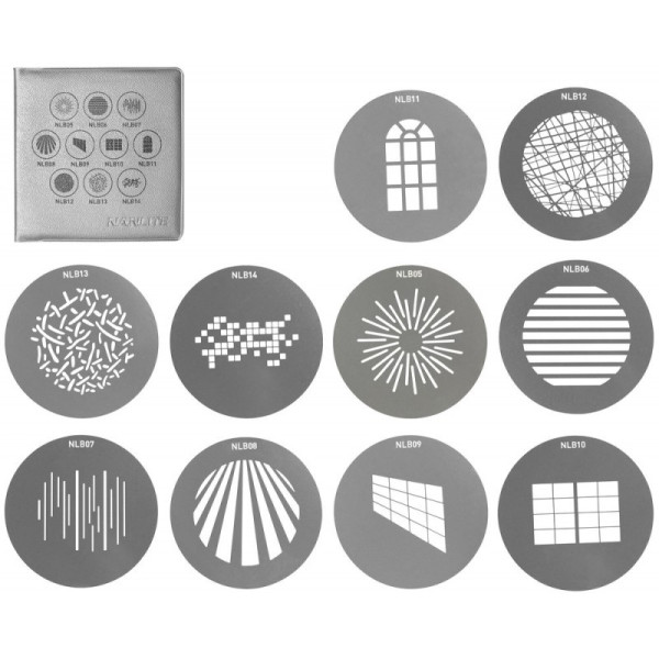 Набір гобо Nanlite Gobo Set 1 для проекційної насадки (AS-GB-FMM-SET1)