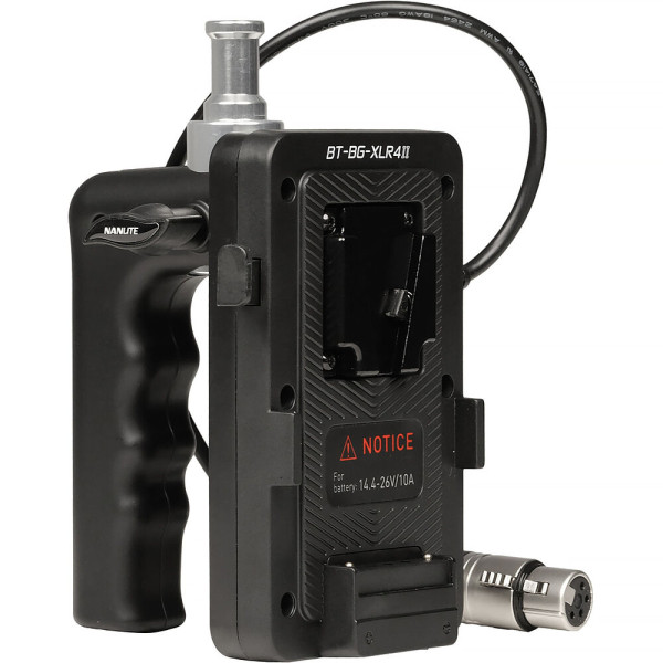 Аккумуляторная ручка V-Mount Nanlite для Forza 150B и FC-120B (BTBGXLR4II)