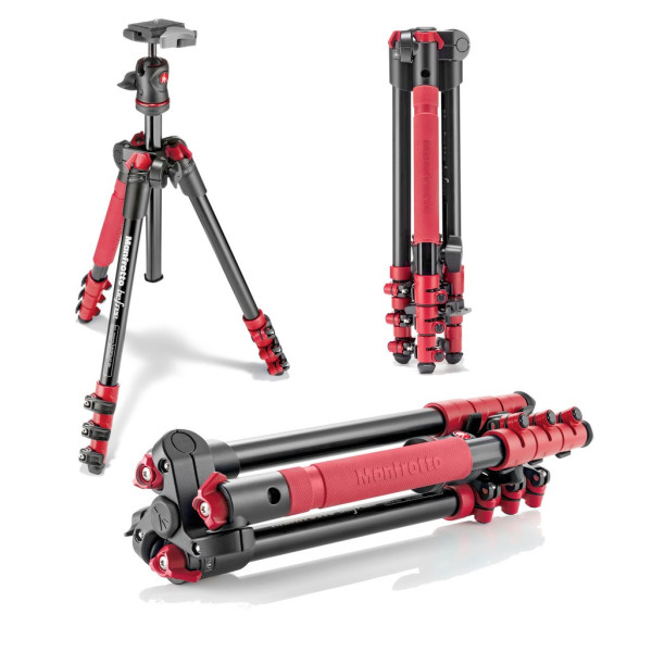 Штатив Manfrotto MKBFRA4R-BH BeFree Alloy Red Tripod (MKBFRA4R-BH)