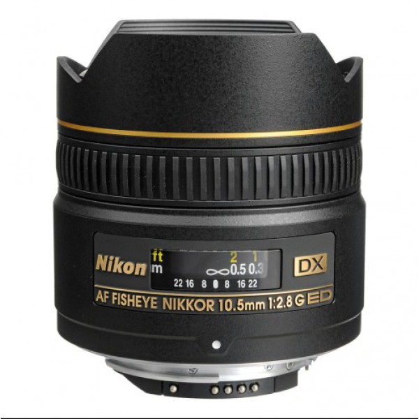Об'єктив Nikon 10.5 мм f/2.8G IF-ED AF DX Fisheye Nikkor