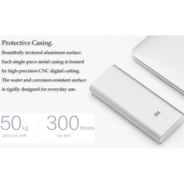 Универсальная батарея Xiaomi Mi Power bank 16000mAh Silver Original