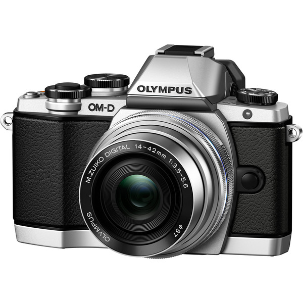 Цифровая системная фотокамера OLYMPUS E-M10 KIT (14-42 PANCAKE ZOOM) Silver/Silver