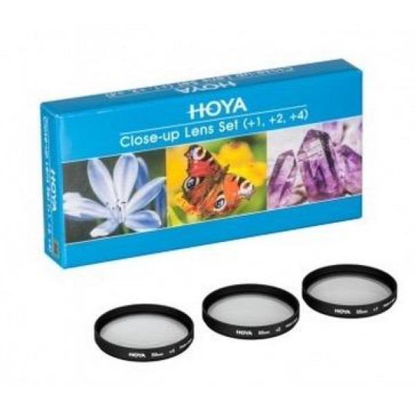 Набір світлофільтрів Hoya Close-Up Set (+1,+2,+4) 77 mm