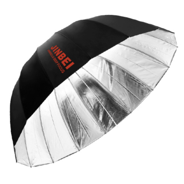 Параболический зонт софтбокс Jinbei 130CM Black/Silver Deep Focus Umbrella & Soft Cloth