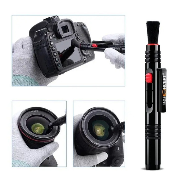 Набор чистки оптики K&F Concept 15 в 1 для видео и фототехники (SKU.1918)