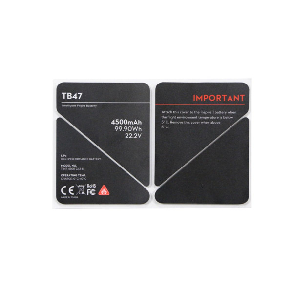 DJI Inspire 1 Part 50 TB47 Battery Insulation Sticker