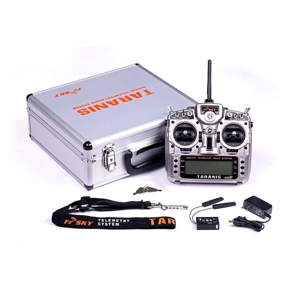 Апаратура керування FrSky Taranis X9DP з приймачем X8R у алюмінієвому кейсі