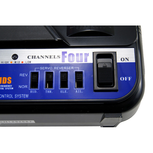 Аппаратура управления 4-канальная FlySky FS-T4B 2.4GHz с приёмником R6B