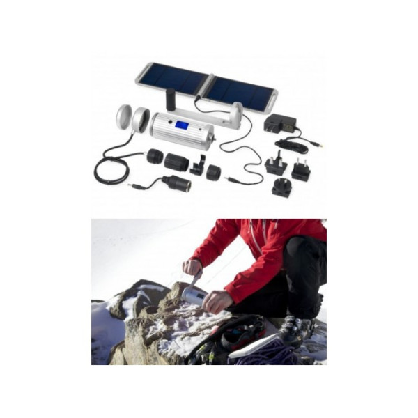 Powermonkey Expedition Hand crank - Solarmonkey - Silver Full kit (XPD-HCSM002)
