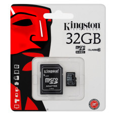 Карта пам'яті Kingston microSDHC 32GB Class 10 UHS-I+ SD адаптер
