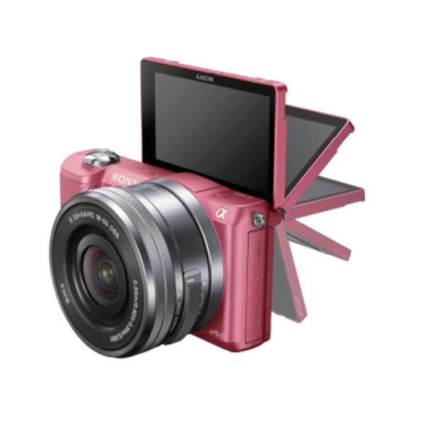 Фотокамера зеркальная Sony Alpha 5000 kit 16-50 Pink