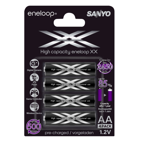 Sanyo Eneloop XX R6 AA (2000mAh) (HR-3UWXB)