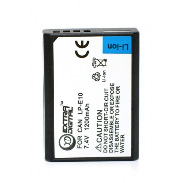 Аккумулятор ExtraDigital Canon LP-E10