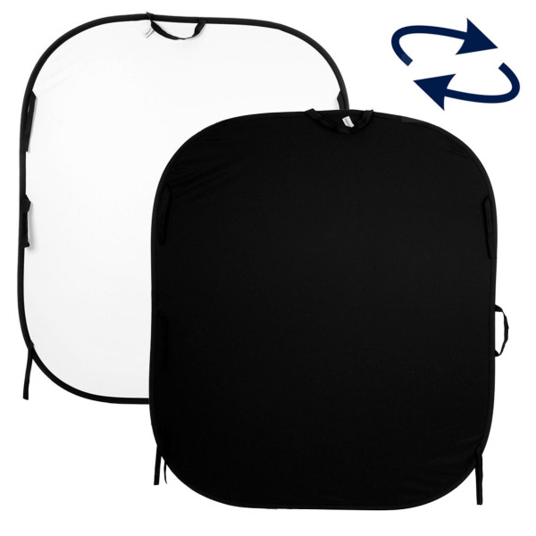 Фон двосторонній складний Lastolite 1,5х1,8 м Black/White (5621) (уцінка, розлучення на білому тлі)