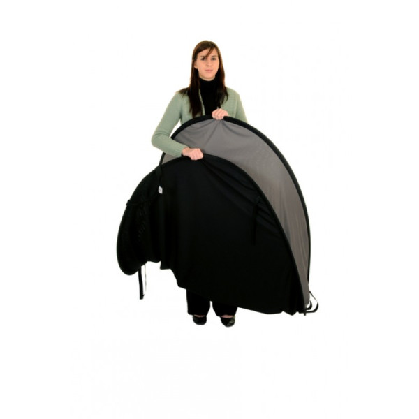 Фон двосторонній складний Lastolite Black/Mid Grey 1,5x1,8m (56GB)