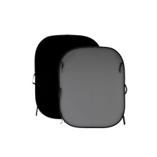Фон двосторонній складний Lastolite Black/Mid Grey 1,8x2,15m (67GB)