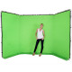 LASTOLITE Фон панорама складана Panoramic 4m Chromakey Green (LL LB7622)