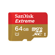 Карта пам'яті SanDisk Ultra 64 ГБ microSDXC класу 10 (+ адаптер)