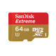 Карта пам'яті SanDisk Ultra 64 ГБ microSDXC Class 10 (+ адаптер)
