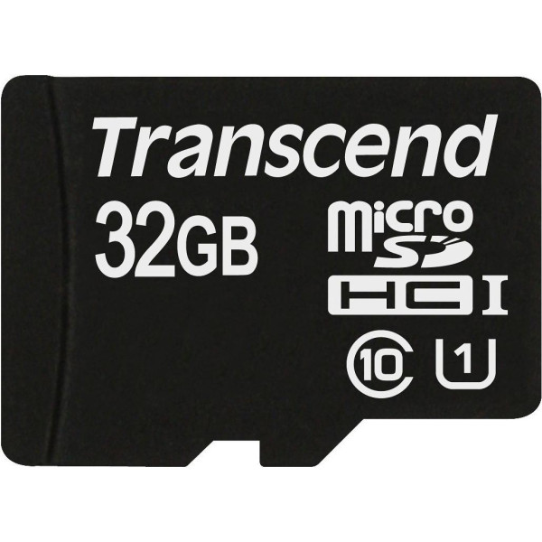 Карта пам'яті Transcend microSDHC 32 ГБ класу 10 + SD-адаптер (TS32GUSDHC10)
