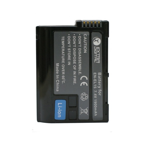Аккумулятор ExtraDigital Nikon EN-EL15 Chip (D7000, D800, D800e, V1)
