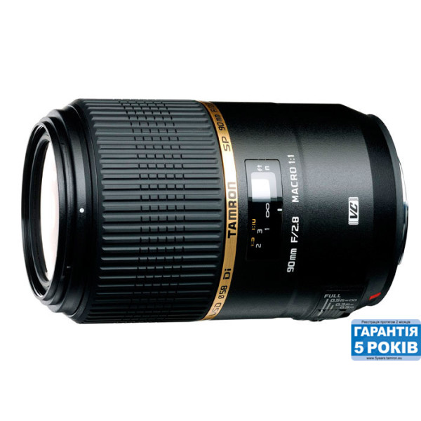 TAMRON Об'єктив AF SP 90mm F/2,8 Di Macro 1:1 VC USD для Canon