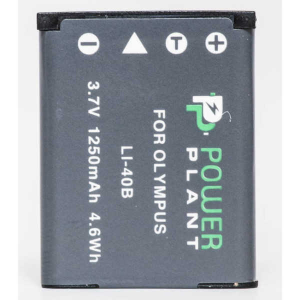 Акумулятор PowerPlant Olympus Li-40B, Li-42B, D-Li63, D-Li108, NP-45, NP-80, NP-82, EN-EL10, KLIC