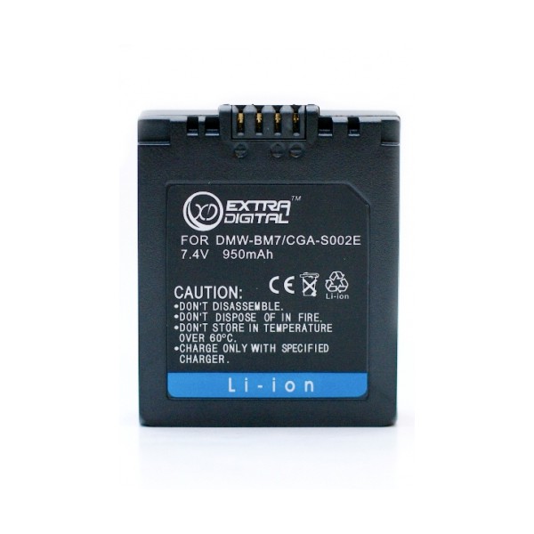 Акумулятор ExtraDigital Panasonic CGA-S002, DMW-BM7