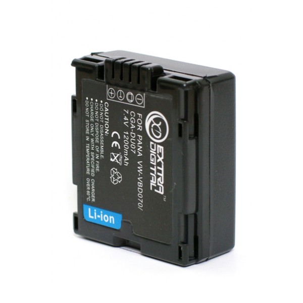 Акумулятор ExtraDigital Panasonic VW-VBD070, CGA-DU07