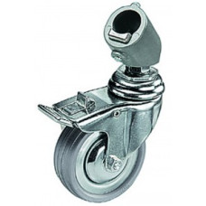 Wheel Set of 3 75mm with brakes and adapter for legs