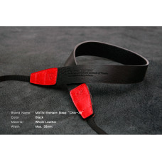 Черный кожаный ремень для зеркальных фотокамер MATIN 