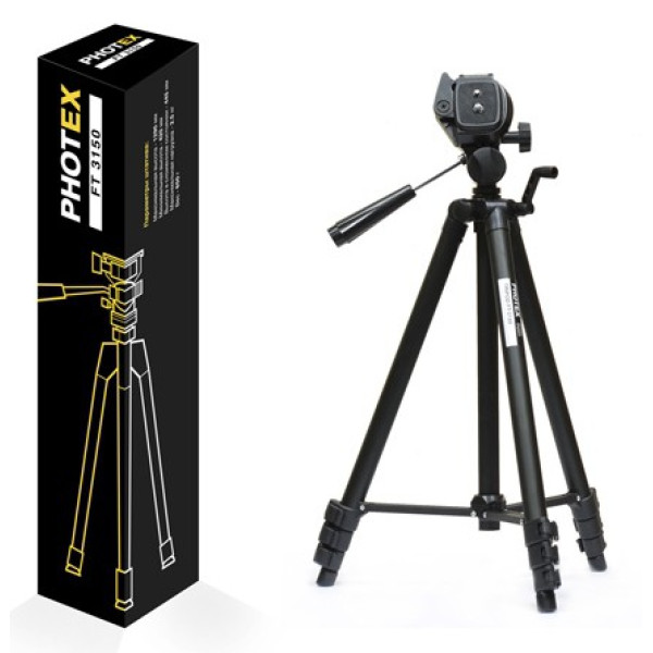 PHOTEX Штатив аматорський FT3150 black