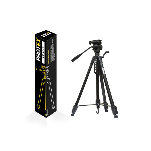 PHOTEX Штатив аматорський VT3717 black