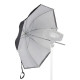 Универсальный фотозонт Falcon URN-32TSB1 Black/Silver/Translacent 32" (82см)