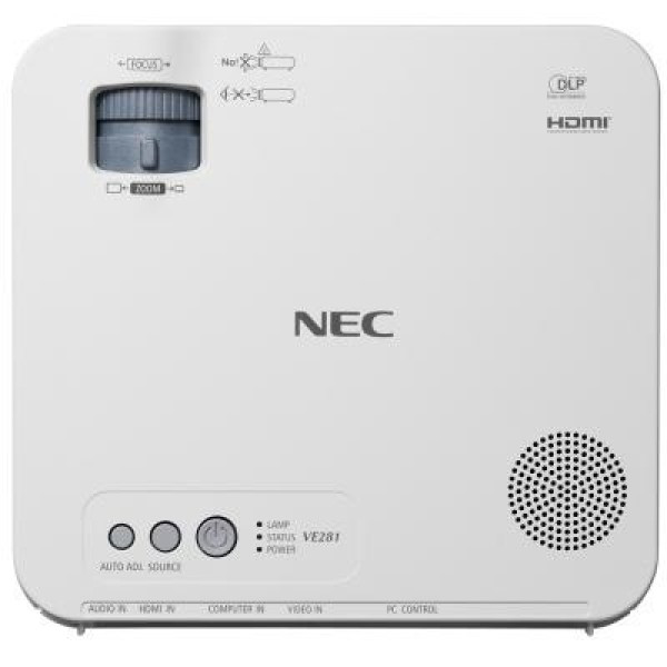 Проектор NEC VE281X (DLP, XGA, 2800 ANSI Lm)