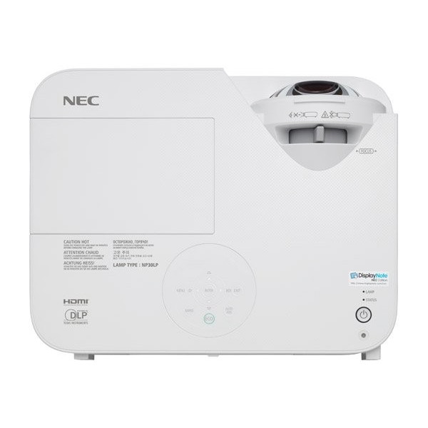 Короткофокусный проектор NEC M302WS (DLP, WXGA, 3000 ANSI Lm)