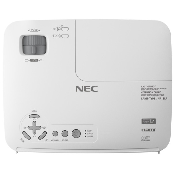 Проектор NEC V281W (DLP, WXGA, 2800 ANSI Lm)